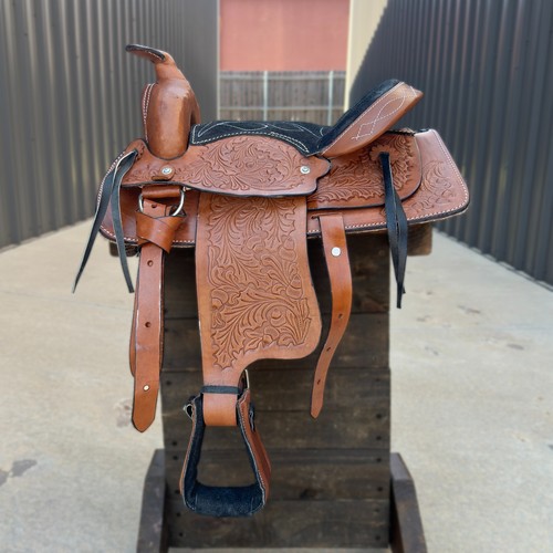 Used kids brown leather - brown,