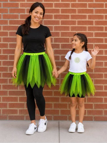 Lime black fairy costume - black,