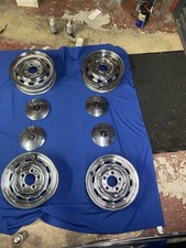 GENUINE PORSCHE 911 356 WHEELS WITH HUB CAPS