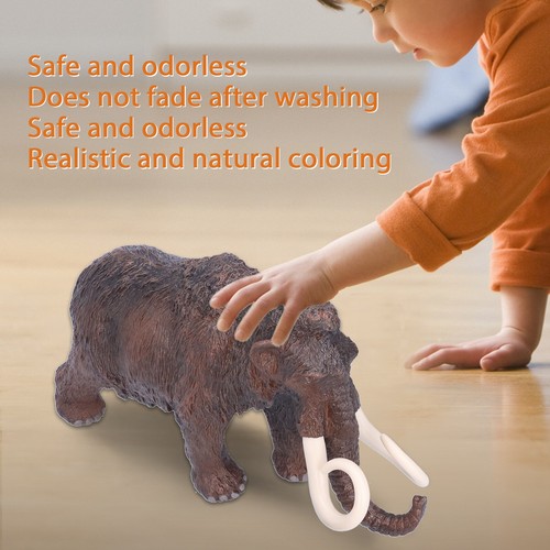 Realistic plastic mammoth - realistic,