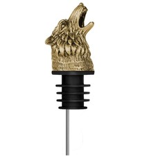 Animal Head Wine Pourer Bronze