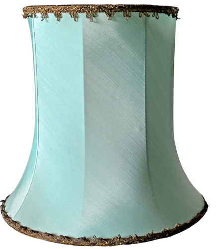Vintage turquoise silk empire - vintage,