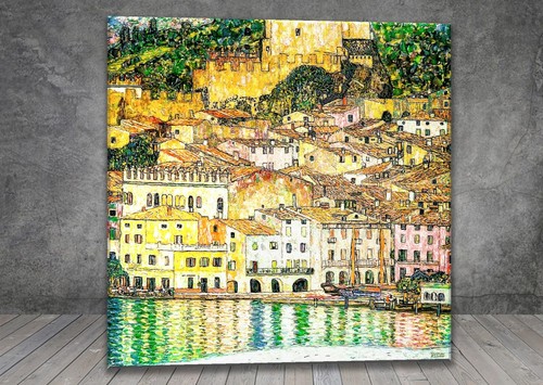 Gustav klimt malcesine lake - malcesine, on