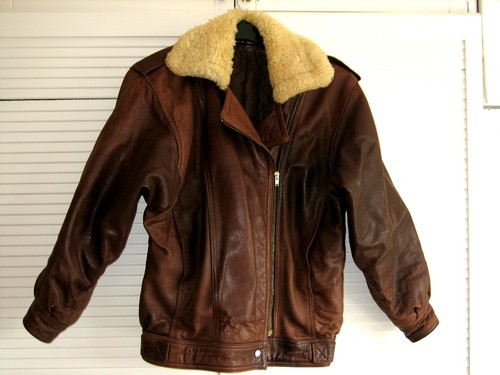 Aviator brown leather flight - aviator,
