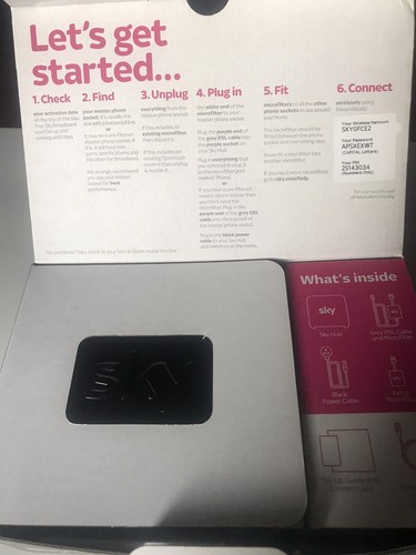 Sky hub 102 - hub, wifi