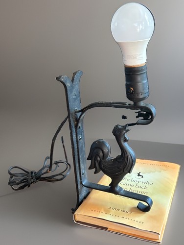 Vintage cast iron rooster wall - vintage,