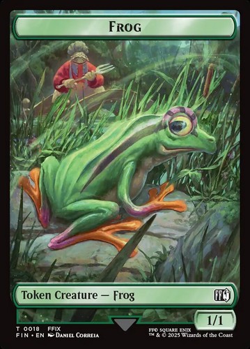 Frog token mtg tfin - frog,