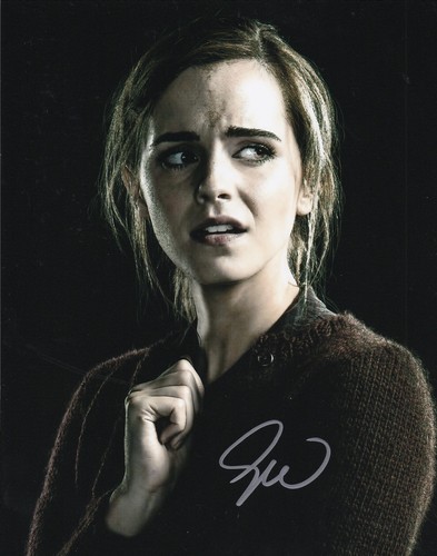 New autographed emma watson - new,