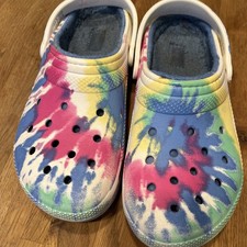Crocs Fur Lined Multi Coloured Junior 4 / Small Adult