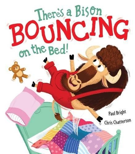 There bison bouncing on - bison,