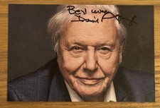Sir David Attenborough, Life On Earth, The Living Planet, Photo, Hand Signed,6x4
