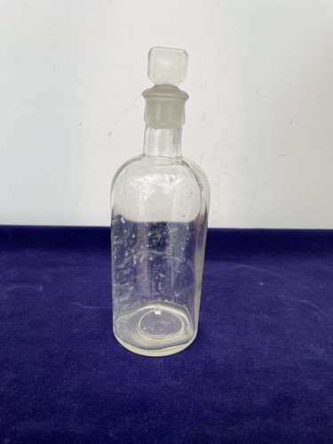 Vintage clear glass pharmacy - vintage,