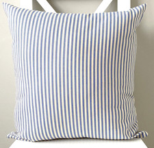 18" x 18"  Striped Ticking