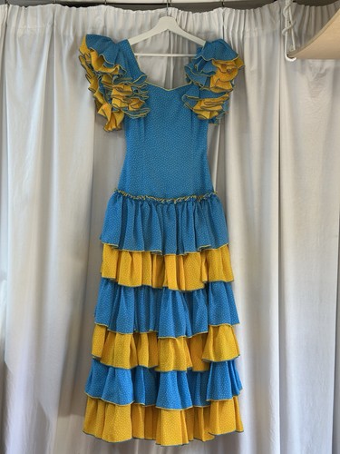 Vintage spanish flamenco dress - vintage,