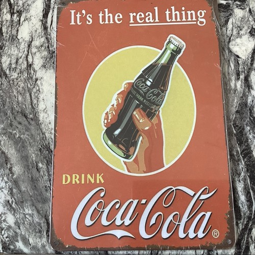Coca cola metal sign s - metal,