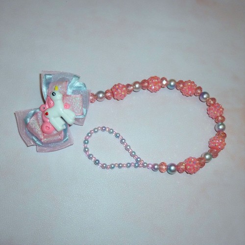 Pink unicorn shamballa - pink,