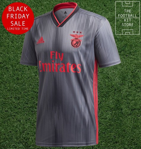 Adidas benfica away shirt - adidas, mens