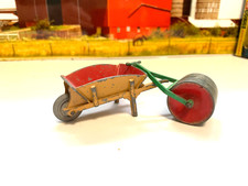 DINKY.1:43.FARM.GARDEN. VINTAGE. WHEEL BARROW. GARDEN FLAT ROLLER. ROLL.