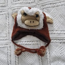 Monkey Woollen Animal Hat 3D