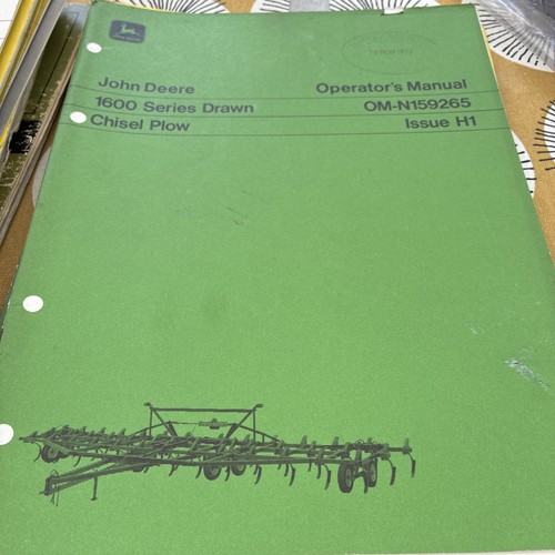 John deere 1600 series drawn - john,