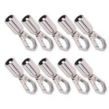10 Sets Rope End Snap Hook