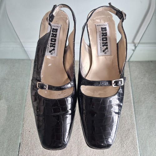 Black crocodile skin - , pvc
