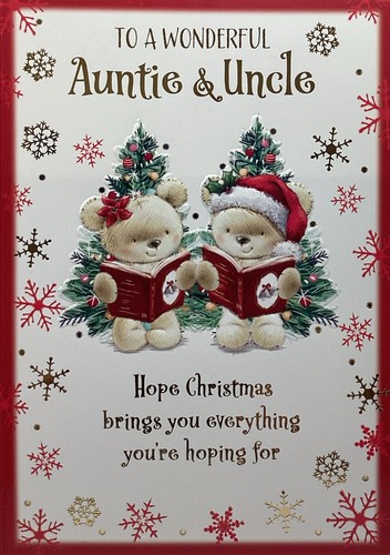 Auntie and uncle christmas - and,