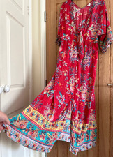 Monsoon Red Floral Seahorse