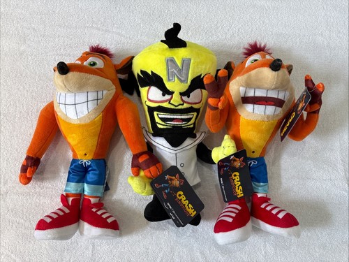 Crash bandicoot plush set - bandicoot,