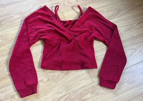 Shein burgundy long - , sleeved