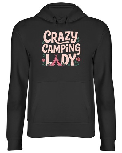 Crazy camping lady - crazy, tent