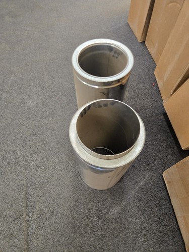 Twin wall insulated flue - twin,