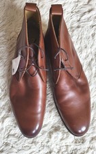 TK Maxx Designer Chapman & Moore Tan Brown Leather Shoes Boots 12 rrp £79.99