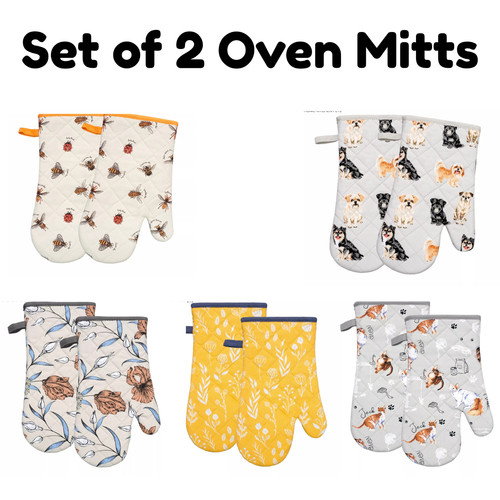 Oven gloves gauntlet set - gauntlet,