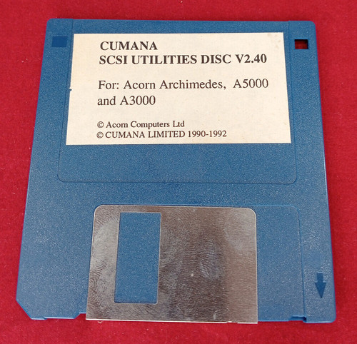 Cumana scsi utilities disc - cumana,