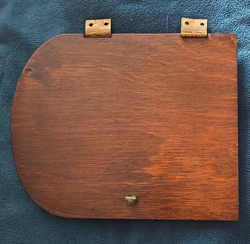 Arched wooden clock - clock, case