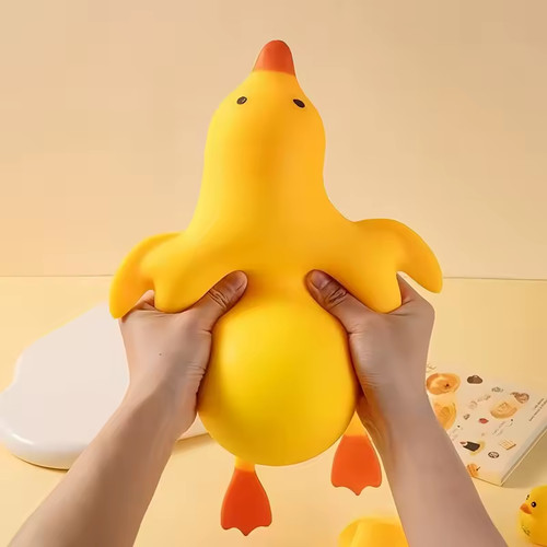 Squishy duck fidget toy - squishy, cute