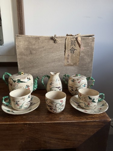 Japanese satsuma pottery tea - japanese,