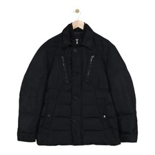 Hugo Boss Puffer Jacket Mens Size 38 Black Down Full Zip Winter