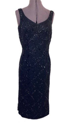 Vintage beaded silk evening - vintage,