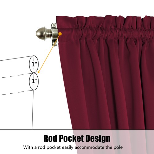 Panel french door curtains - panel,