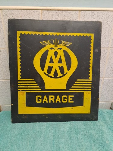 Garage metal advertising - aa,