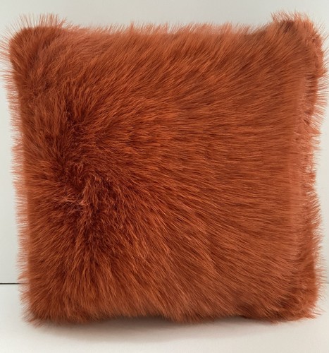 Faux fur cushion cover - fur, in