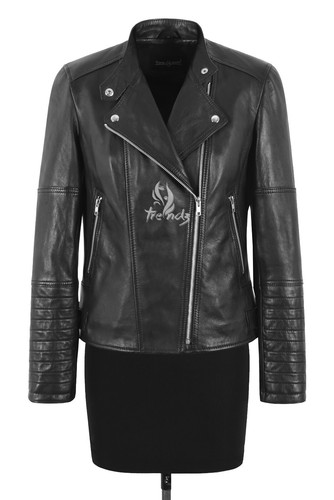 Ladies real leather jacket - real,
