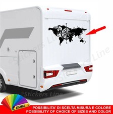 PINK PLANISPHERE of the WINDS roller team mc louis laika carthago camper sticker M2#