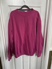 Cotton traders Bright Pink Ladies sweatshirt, size 2XL (fits Up To Size 26)