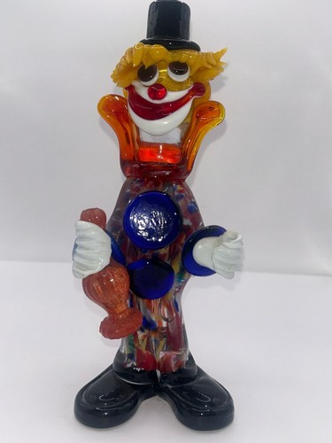 Vintage murano glass clown - vintage,