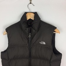 Brown North Face 700 Puffer Gilet Jacket Women's Medium