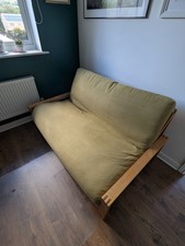 Futon Company - Double Sofa Bed - Solid Oak Quad Trifold