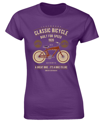 Classic bicycle ladies shirt - classic, t